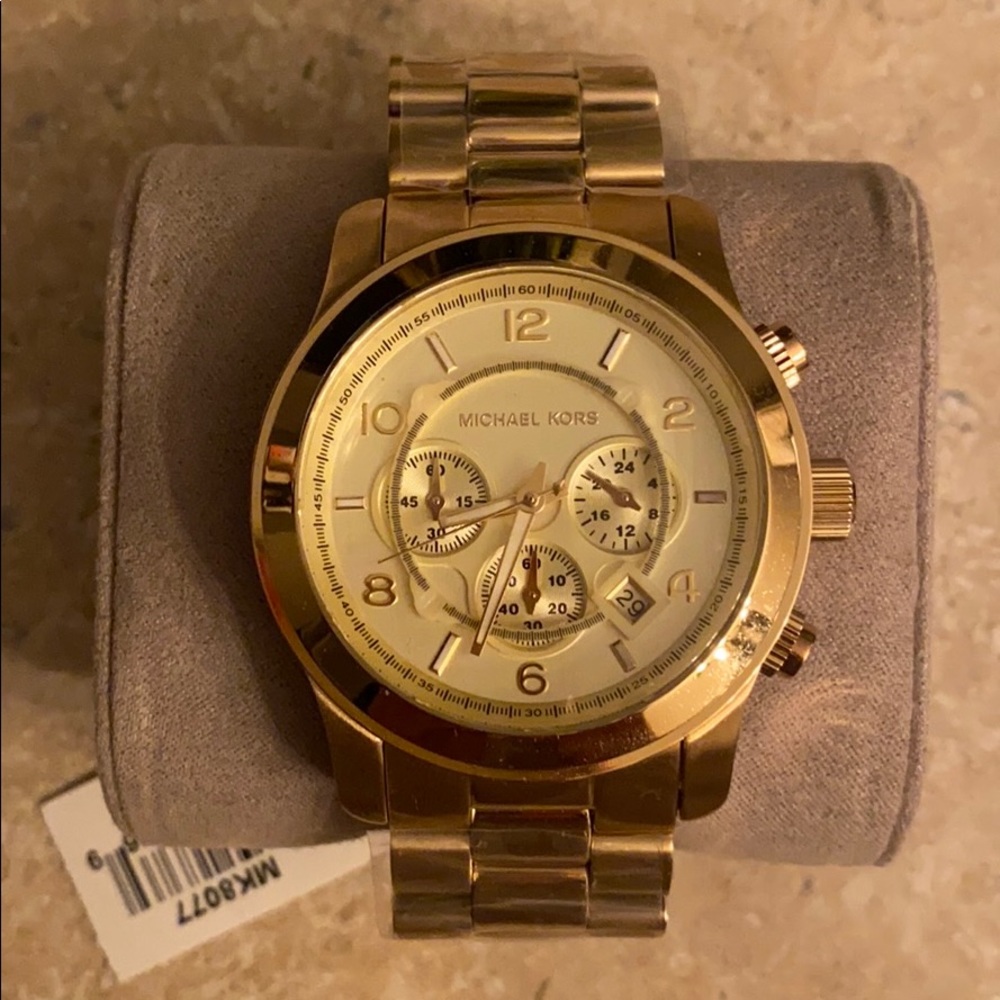 BRAND NEW MICHAEL KORS mens Oversized Runway watch